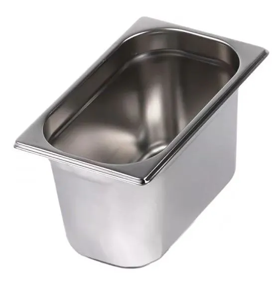 BACINELLA IN ACCIAIO GN 1/4 H mm 200 265X162 6PZXCT