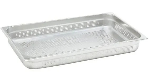 BACINELLA IN ACCIAIO FORATA GN 1/1 H mm 20 530X325 6PZXCT