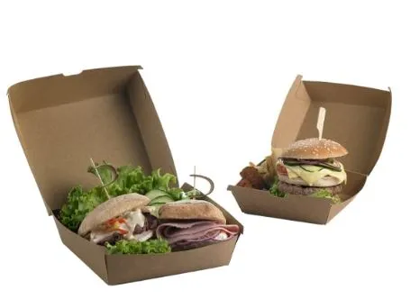 BOX HAMBURGER KRAFT AVANA CM12X12X7H 800ML 50PZX4CF