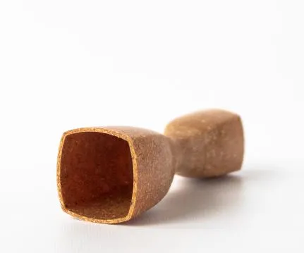 MISURINO JIGGER CLEPSYDRA 20/40ML WOOD-LEGNO