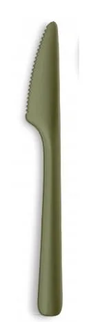 COLTELLO PLA COMPOSTABILE VERDE+90 25PZX40CF