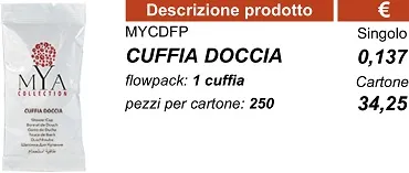 CUFFIA DOCCIA FLOWPACK MYA COLLECTION 250PZXCF=CT