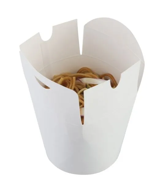 SCATOLA WOK TAKE AWAY COMPOSTABILE 750ML 10X9.3X9.6H 50PZX10CF