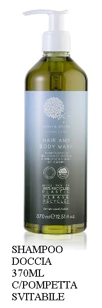 FLACONE 370ML SHAMPOO-DOCCIA GENEVA GREEN C/POMPETTA SVITABILE 18PZXCT