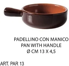 PADELLINO C/MANICO D13 PORCELLANA