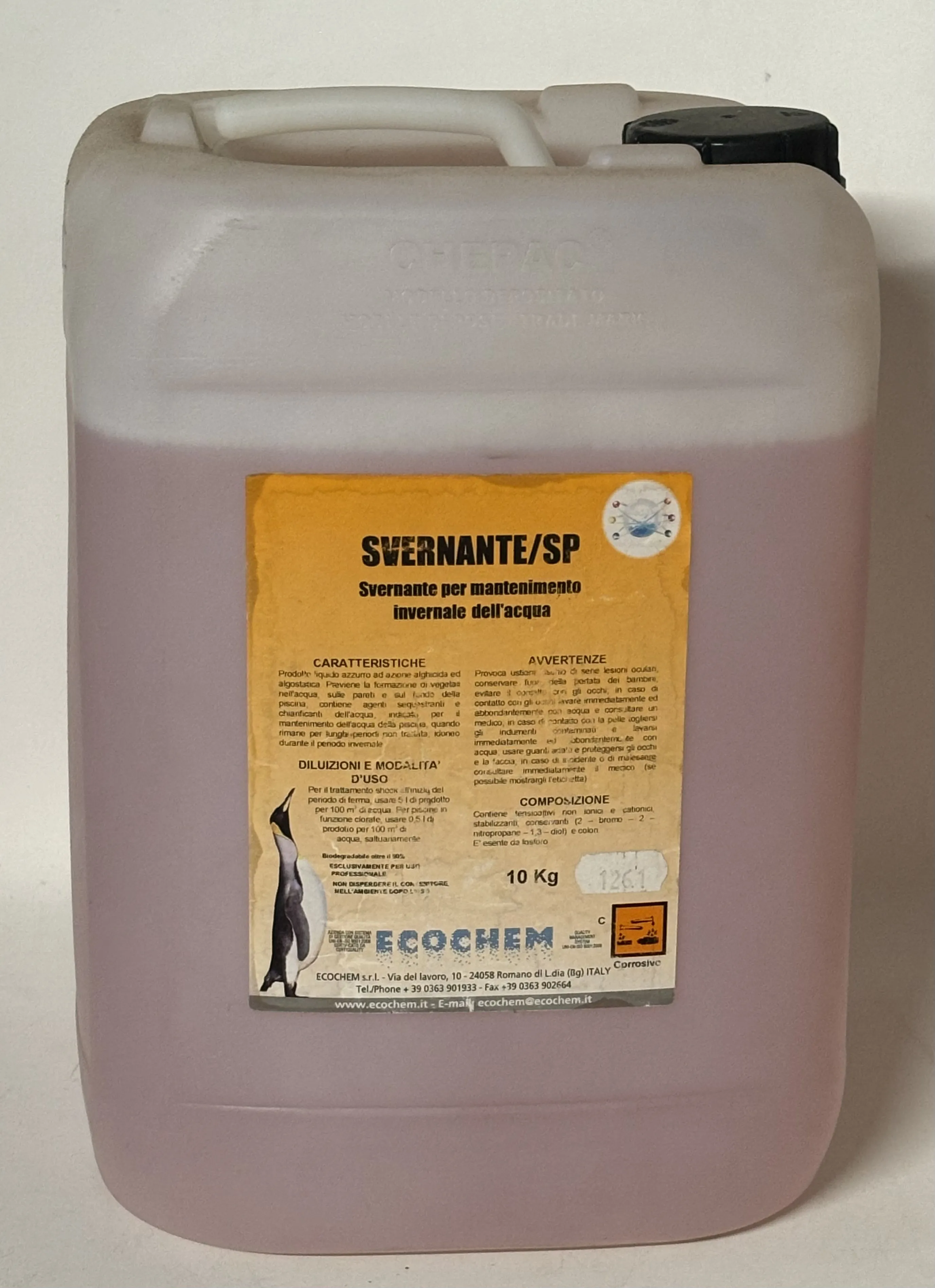 SVERNANTE 10KG MANTENIMENTO INVERNALE
