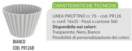PIROTTINO 70CL BIANCO 35PZX16CF