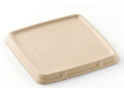COPERCHIO BAGASSE QUADRO 23X23 PULP BROWN 75PZX4CF X PUL49148