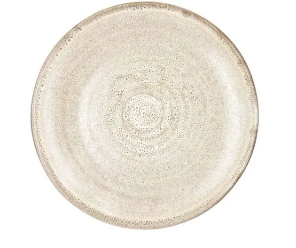 PIATTO PIANO TONDO REDSTRONG TUFF D32 PORCELLANA BEIGE 4PZXCF