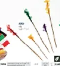 STUZZICADENTI C/FRANGIA FRILLS 11CM 1000PZXCF