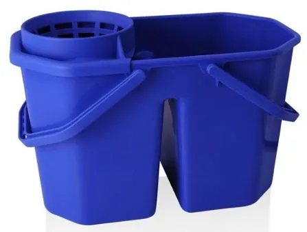 SECCHIO ELLISSE 15LT BLU DOPPIA VASCA C/STRIZZATORE PLASTICA