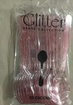 CUCCHIAIO GLITTER ROSSO 183MM PS 20PZX25CFXCT