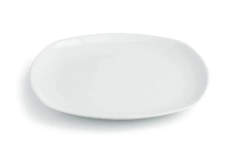 PIATTO PIANO SQUARE 27X27 PORCELLANA BIANCO 12PZXCF