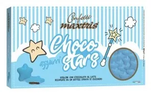 CONFETTO STELLINE CHOCOSTAR MAXTRIS CELESTE 500GR