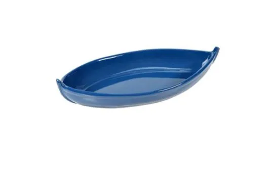 PIATTO BARCHETTA MARIS CM15X8 PORCELLANA BLU 6PZXCF