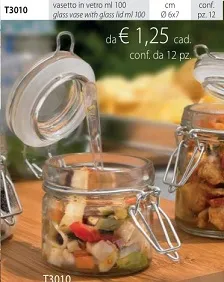 BARATTOLO VASETTO 100ML 12PZXCF VETRO