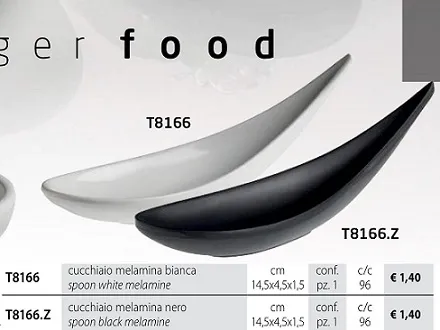 CUCCHIAIO CM14.5 MELAMINA NERO