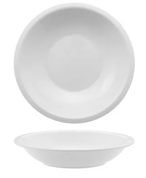 PIATTO FONDO TONDO CLASSIC D21 H4 MELAMINA BIANCO