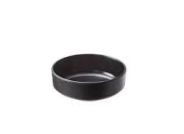 COPPETTA TONDA LINEA LANZAROTE D10 H3.5 MELAMINA NERA
