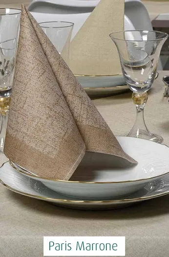 TOVAGLIOLO 40X40 AIRLAID NOEL ORO 50PZX20CF NATALE TONO2520