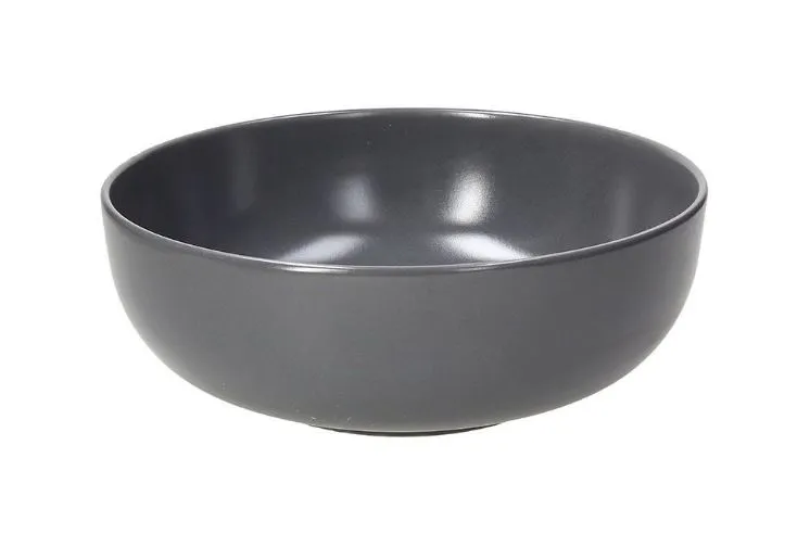 INSALATIERA TATAMI STONEWARE D23 PORCELLANA GRIGIO 6PZXCF