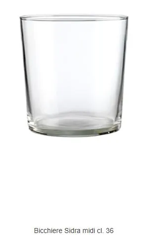 BICCHIERE SIDRA MEDIO 36CL 12PZXCT VETRO
