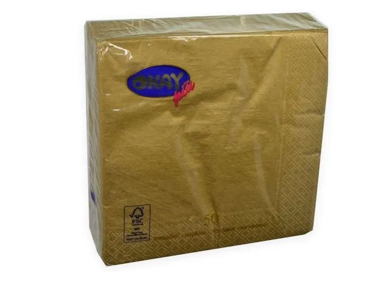 TOVAGLIOLO 2V 33X33 OKAY ORO 50PZX27CFXCT