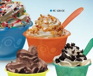 COPPETTA GELATO 120CC ARANCIO 50PZX35CF