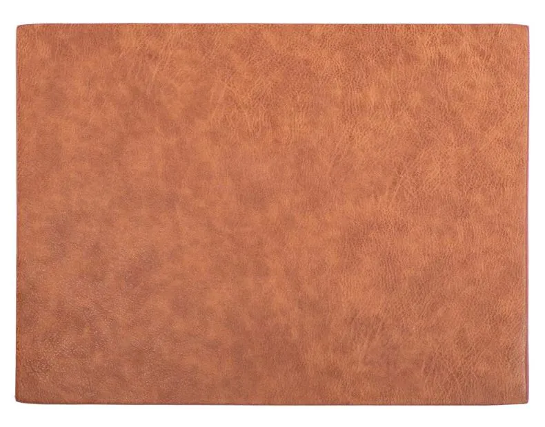 TOVAGLIETTA PELLE VEGANA TROJA RETTANGOLARE CM45X33 CARAMELLO 12PZXCF