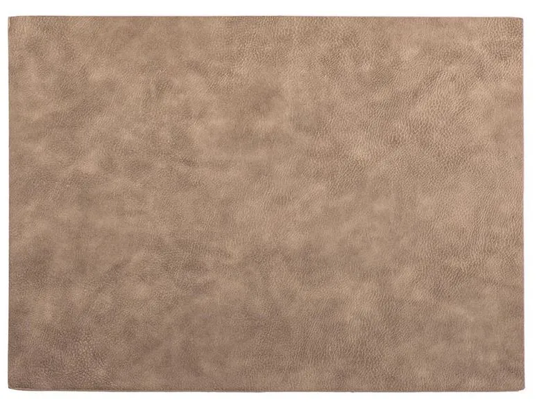 TOVAGLIETTA PELLE VEGANA TROJA RETTANGOLARE CM45X33 TORTORA 12PZXCF